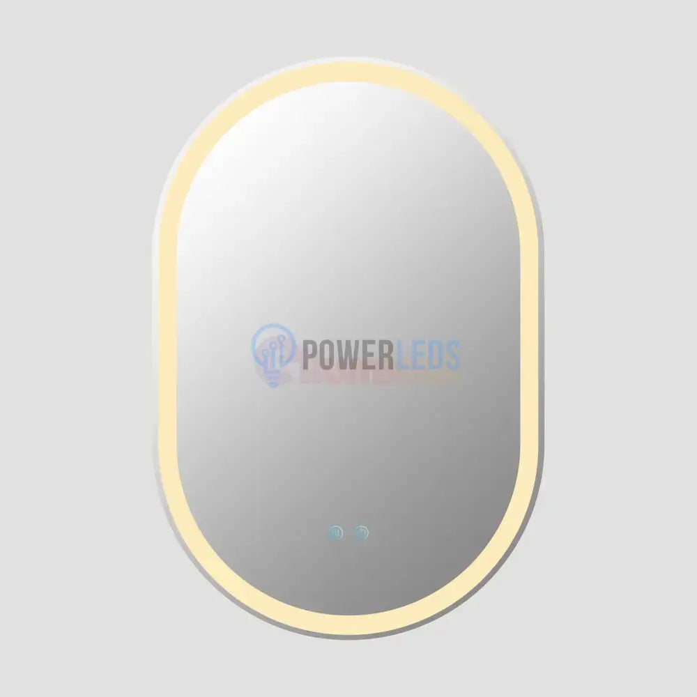Oglinda Led Ovala 60X90Cm 3 Lumini Dezaburire Si Touch Od061 Mirror