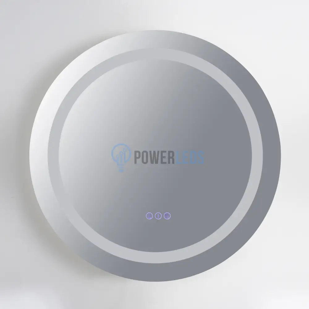 Oglinda Led Rgb Rotunda 70Cm 3 Lumini Dezaburire Si Touch Od013-Rgb Mirror