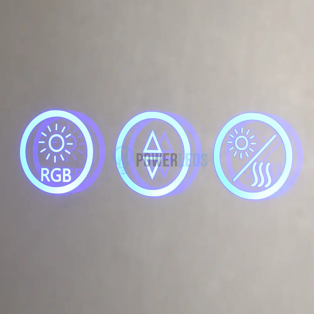 Oglinda Led Rgb Rotunda 70Cm 3 Lumini Dezaburire Si Touch Od013-Rgb Mirror