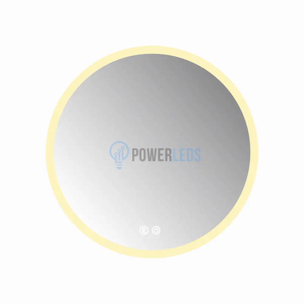 Oglinda Led Rotunda 60Cm 3 Lumini Dezaburire Si Touch Od012 Mirror