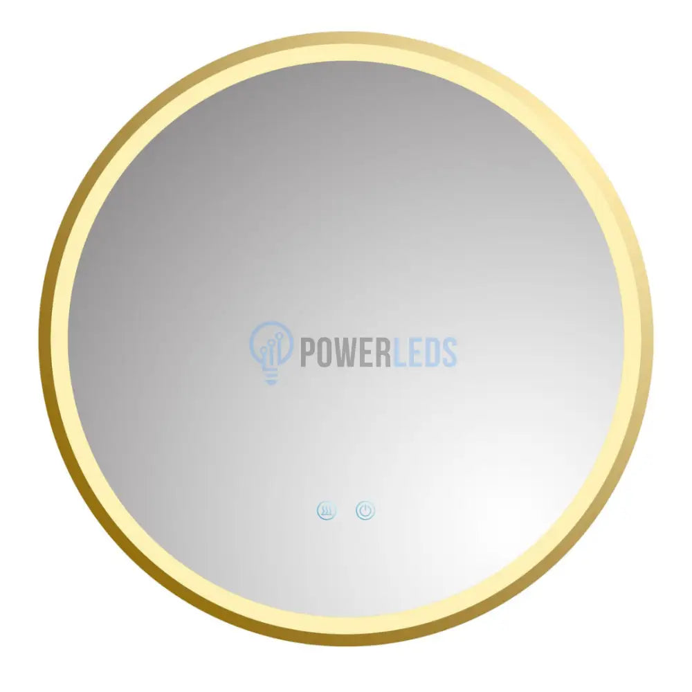 Oglinda LED Rotunda cu Rama Neagra si Touch C110S (Copy) powerleds.ro
