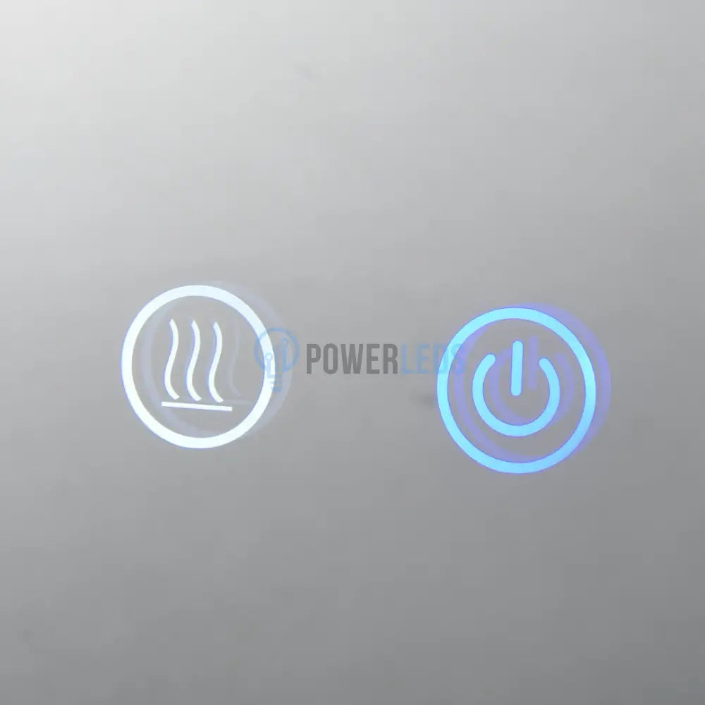 Oglinda LED Rotunda cu Rama Neagra si Touch C110S (Copy) powerleds.ro