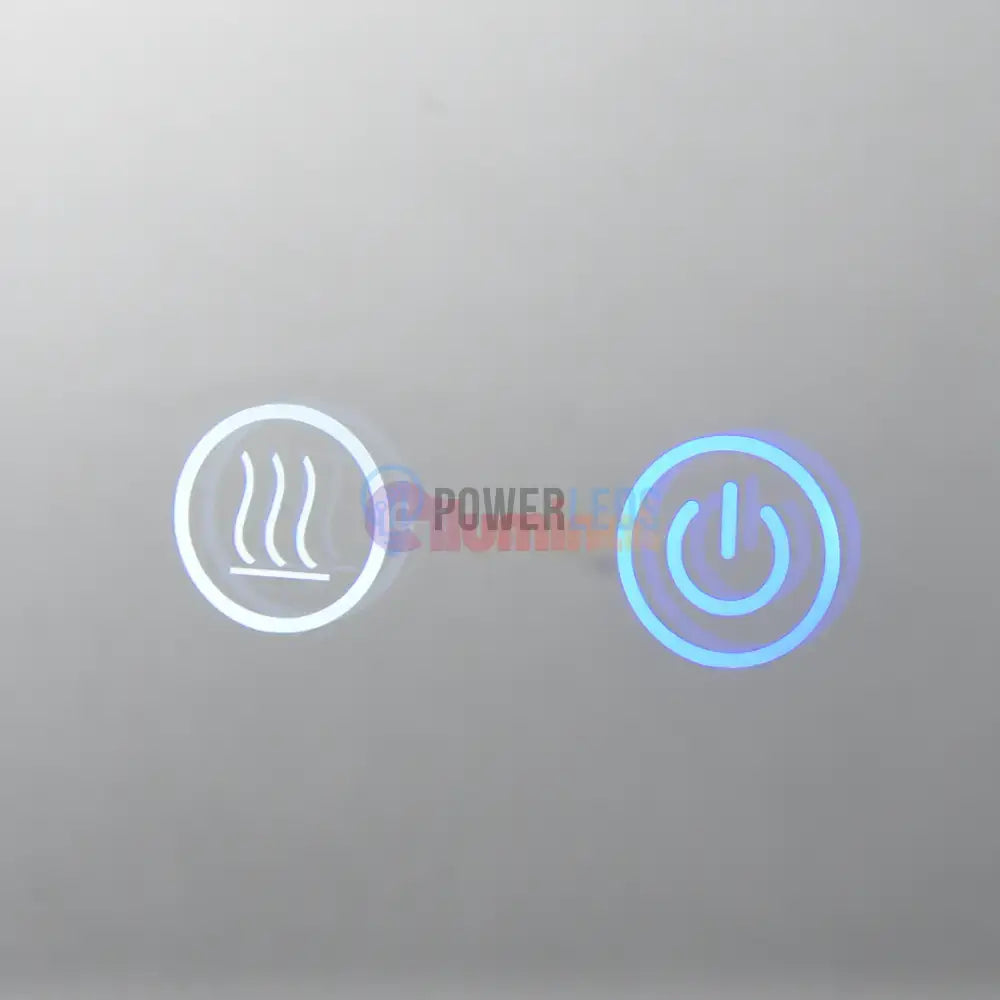 Oglinda LED Rotunda 60cm, 3 Lumini, Dezaburire si Touch E26S powerleds.ro