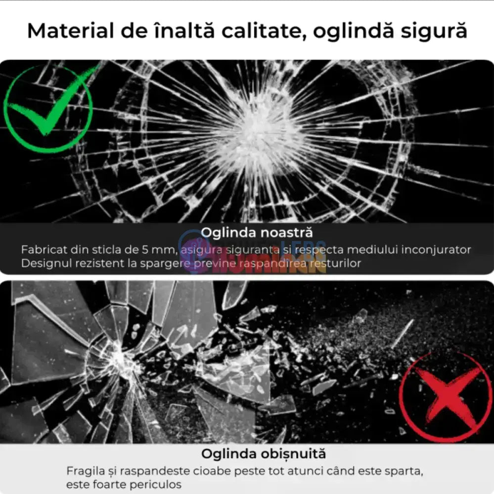 Oglinda LED Rotunda 60cm, 3 Lumini, Dezaburire si Touch E47S powerleds.ro