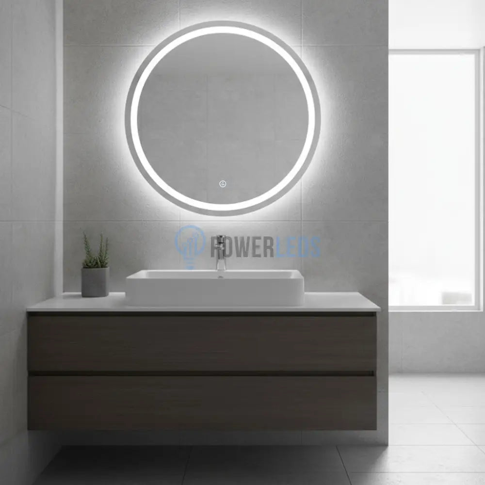 Oglinda LED Rotunda 60cm Touch 3 Functii LED MIRROR