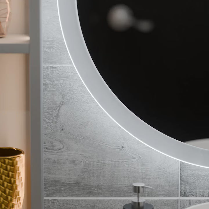 Oglinda LED Rotunda 70cm Functie Dezaburire si Touch E12S