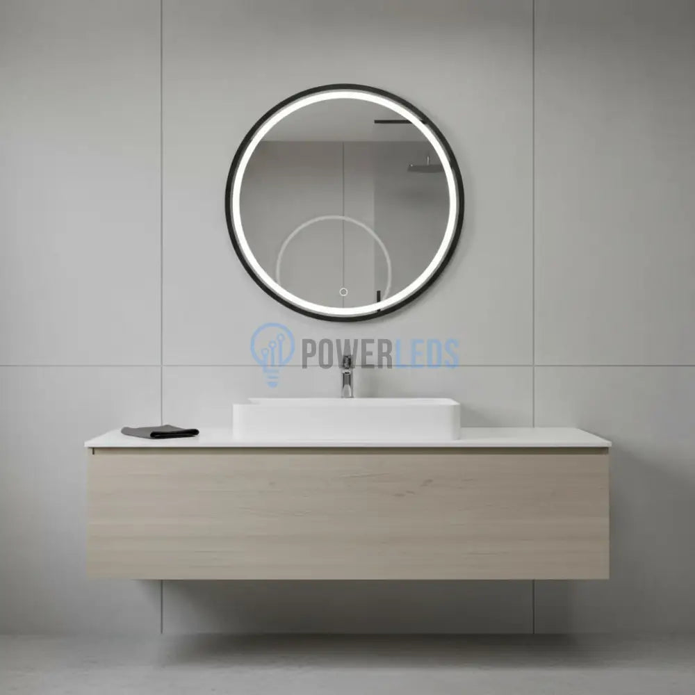 Oglinda LED Rotunda 80cm Touch LED MIRROR