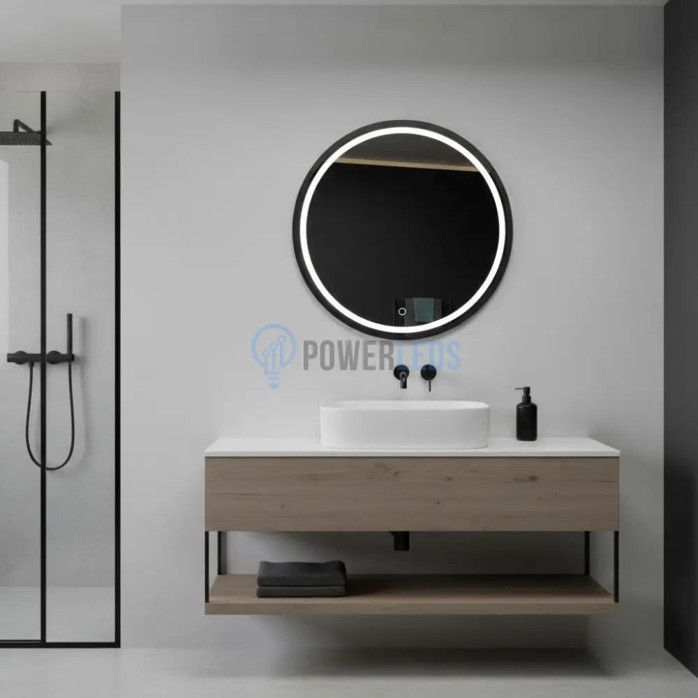Oglinda LED Rotunda 90cm Touch LED MIRROR