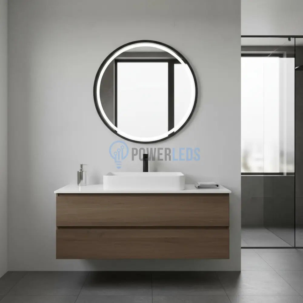 Oglinda LED Rotunda 90cm Touch LED MIRROR