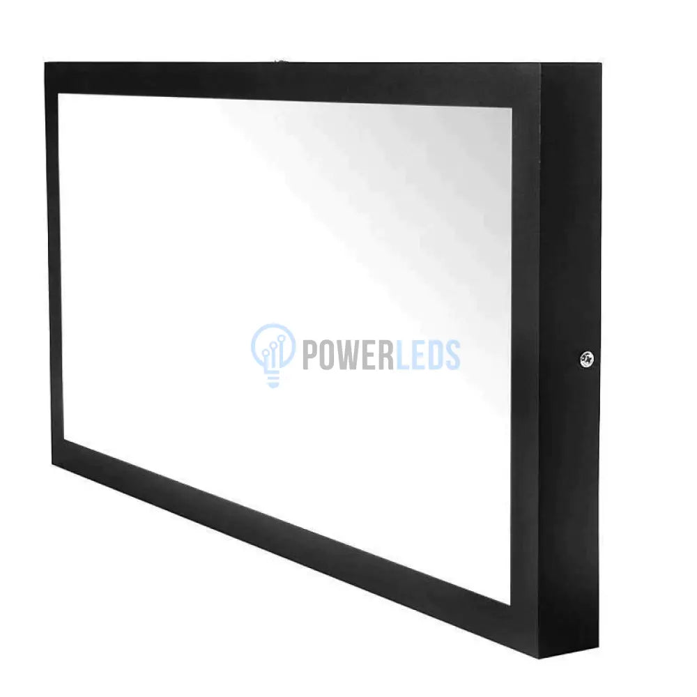 Panou Led 36W 60X30Cm Negru Aplicat Panel