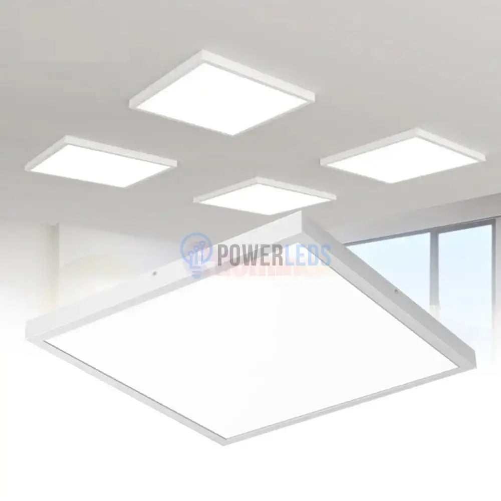 Panou LED 40W 60x60cm Alb Aplicat 3 Lumini Echivalent 400W PANOU LED APLICAT / 40W / 3 FUNCTII LED PANEL
