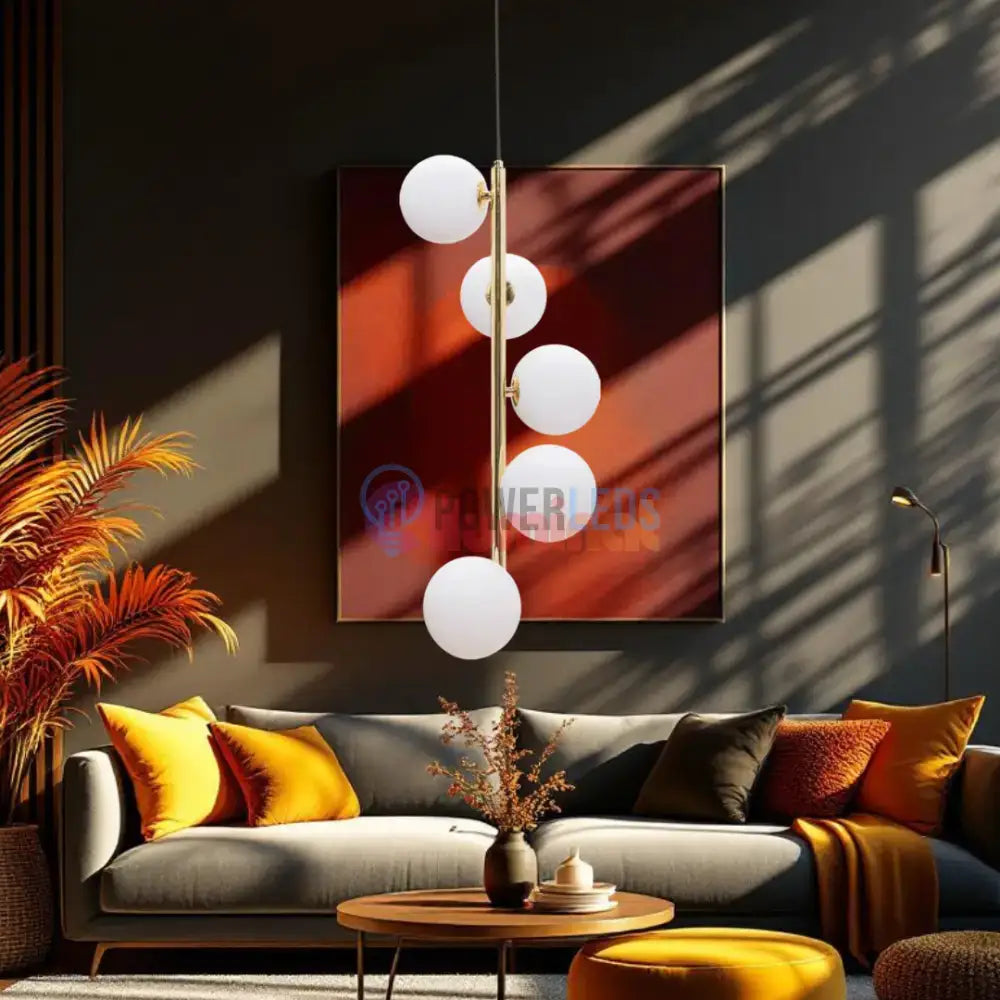 Pendul Abajur ALI Gold Premium powerleds.ro