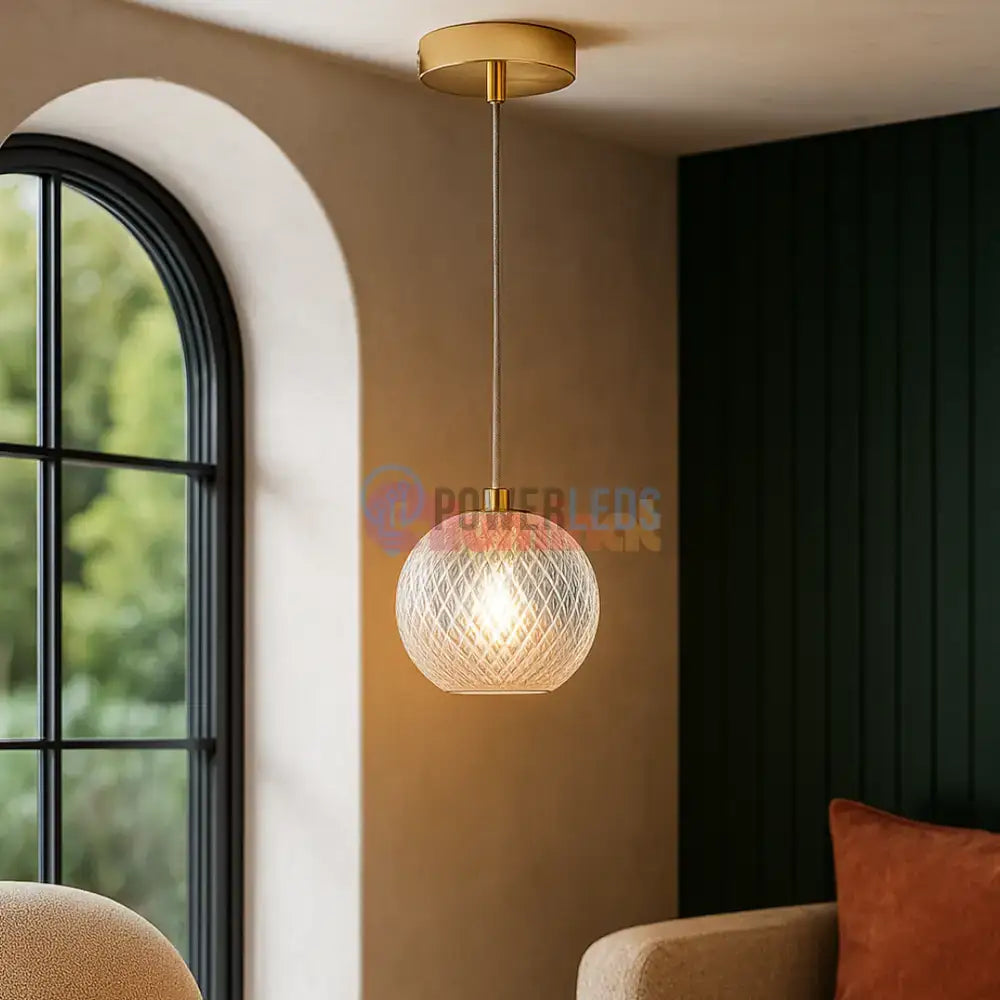 Pendul Abajur 1xG9 Gold powerleds.ro