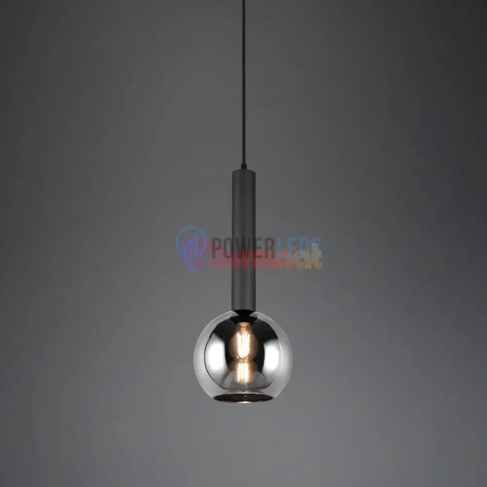 Pendul Abajur fumuriu CLAYTON powerleds.ro