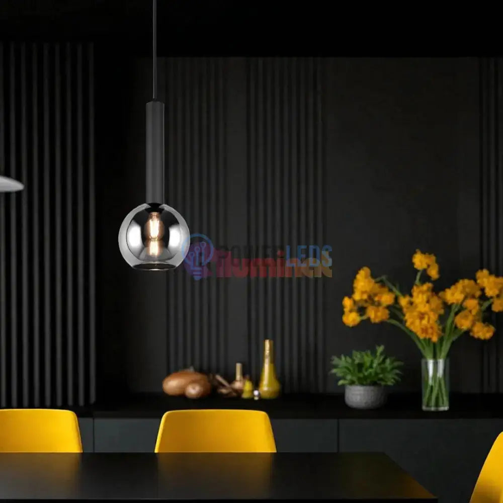 Pendul Abajur fumuriu CLAYTON powerleds.ro