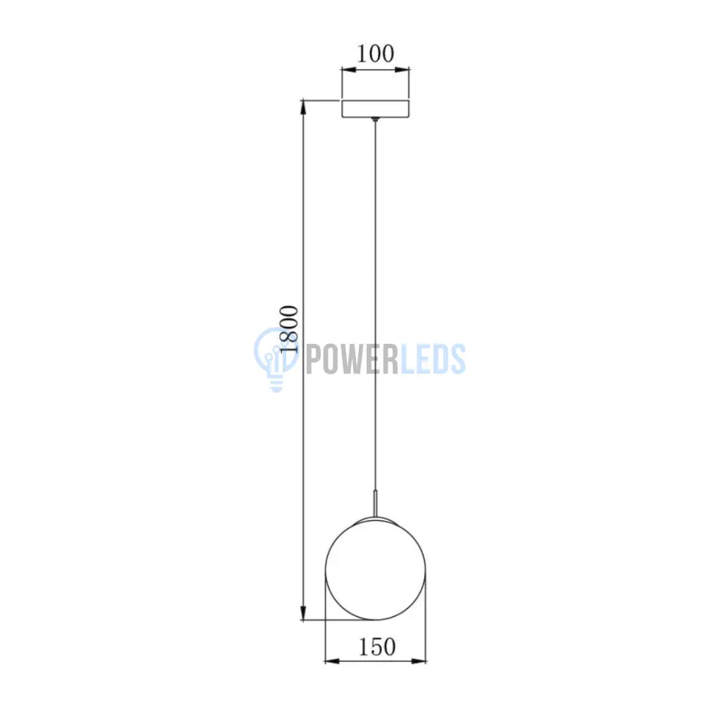 Pendul Abajur 1xG9 Chrome powerleds.ro