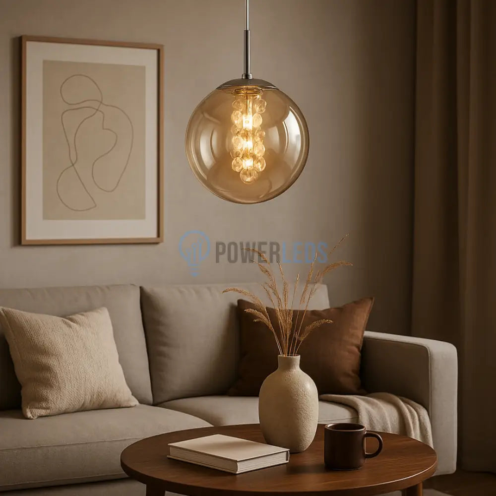 Pendul Abajur 1xG9 Chrome powerleds.ro