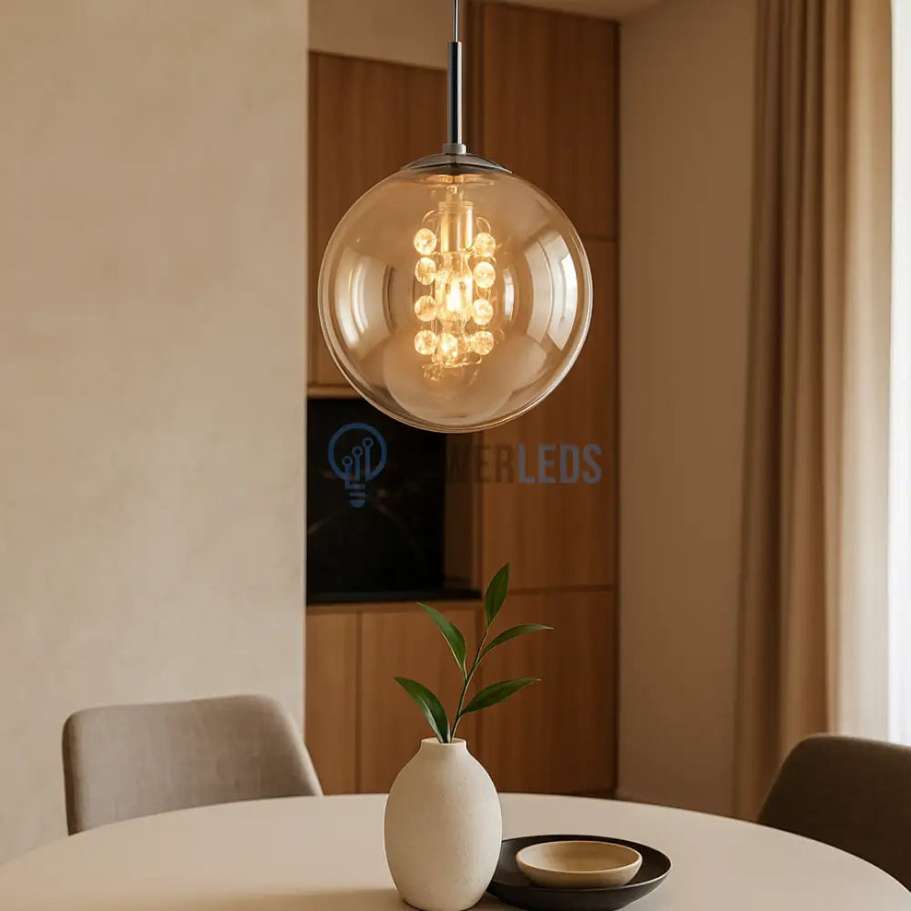 Pendul Abajur 1xG9 Chrome powerleds.ro