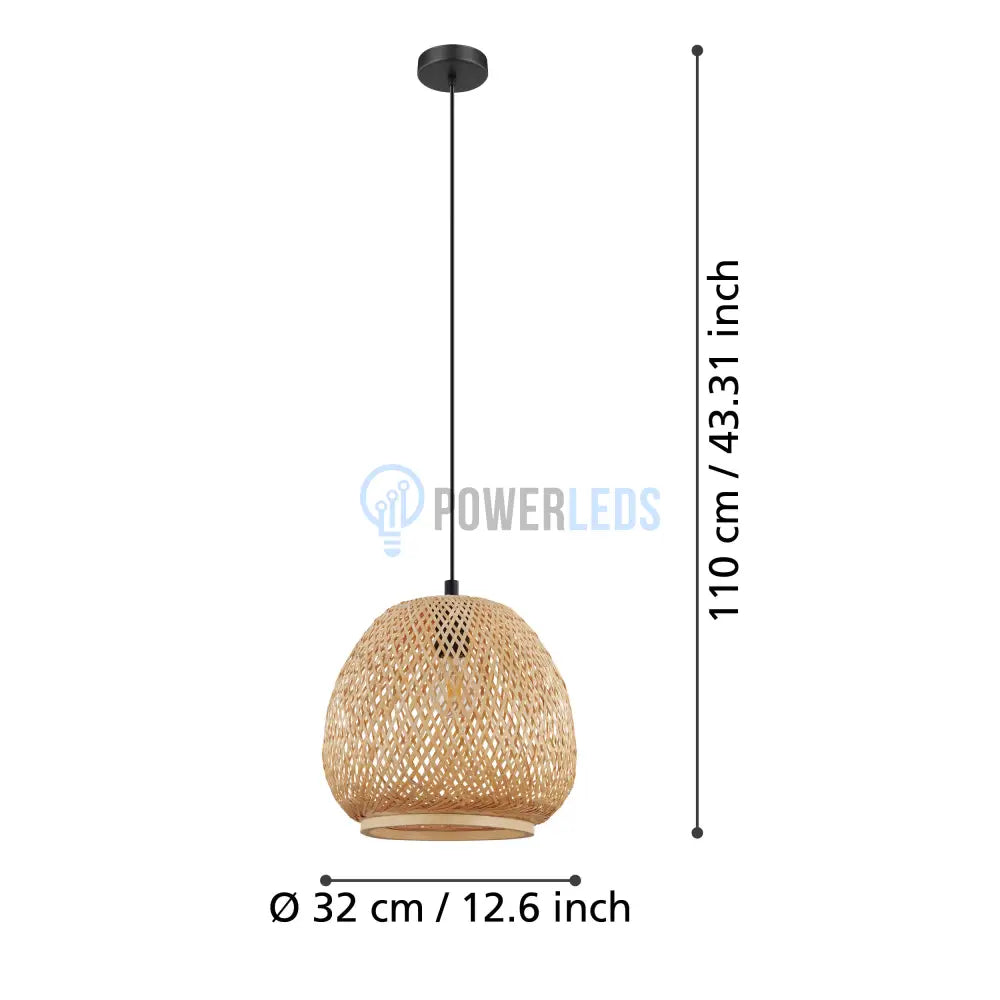 Pendul DEMBLEBY Wood 110CM LEMN / VINTAGE SI RETRO DESIGN Lighting Fixtures