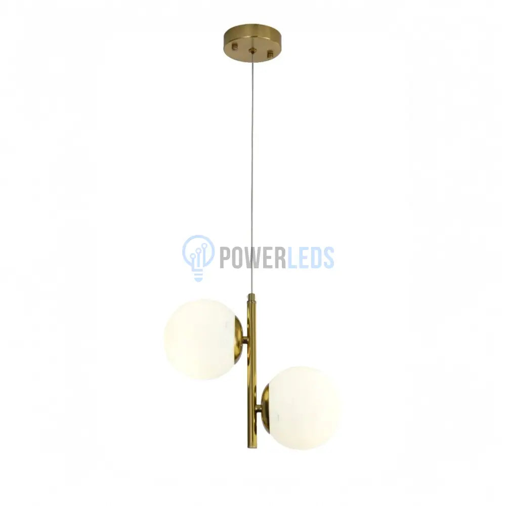 Pendul DIONIS Gold Abajur Mat 2xE27 Chandeliers