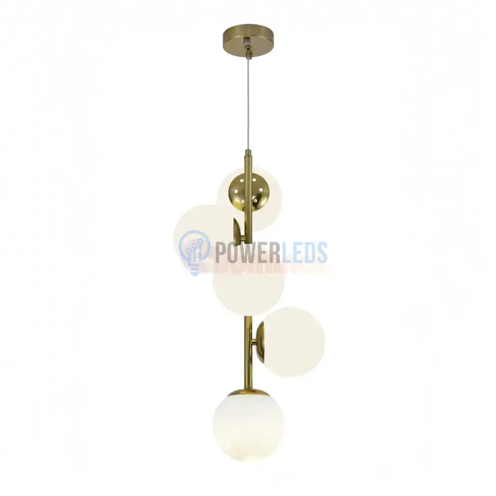 Pendul DIONIS Gold Abajur Mat 5xE27 Chandeliers