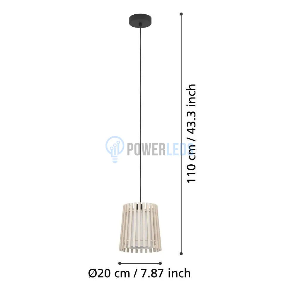 Pendul FATTORIA Nature 110CM LEMN / VINTAGE SI RETRO DESIGN Lighting Fixtures