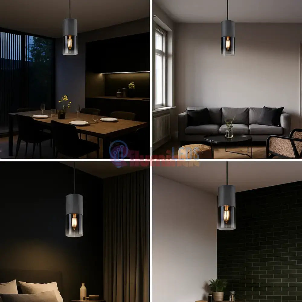Pendul Fumuriu 1xE27 ROBIN powerleds.ro
