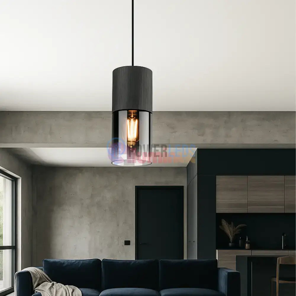 Pendul Fumuriu 1xE27 ROBIN powerleds.ro