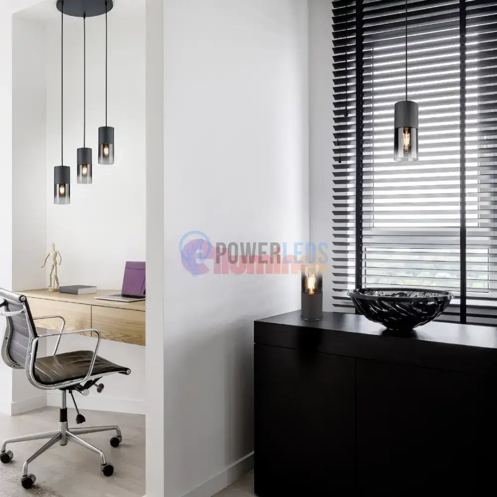 Pendul Fumuriu 1xE27 ROBIN powerleds.ro