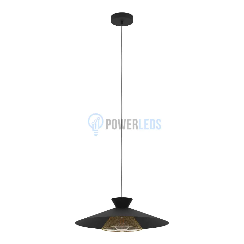 Pendul GRIZEDALE Black 110CM Eglo NEAGRA / SUSPENDATE Lighting Fixtures