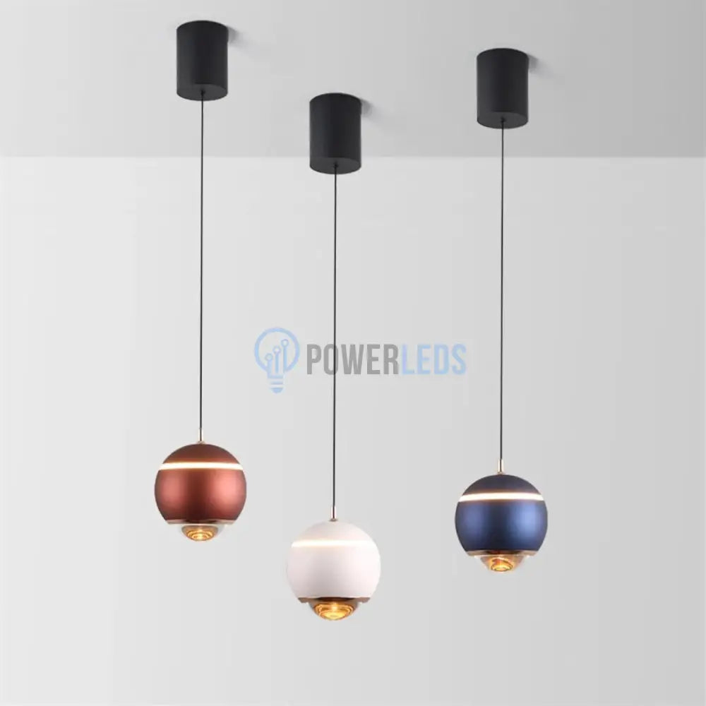 Pendul LED 12W R6 Copper Reglabil Pull UP/DOWN powerleds.ro
