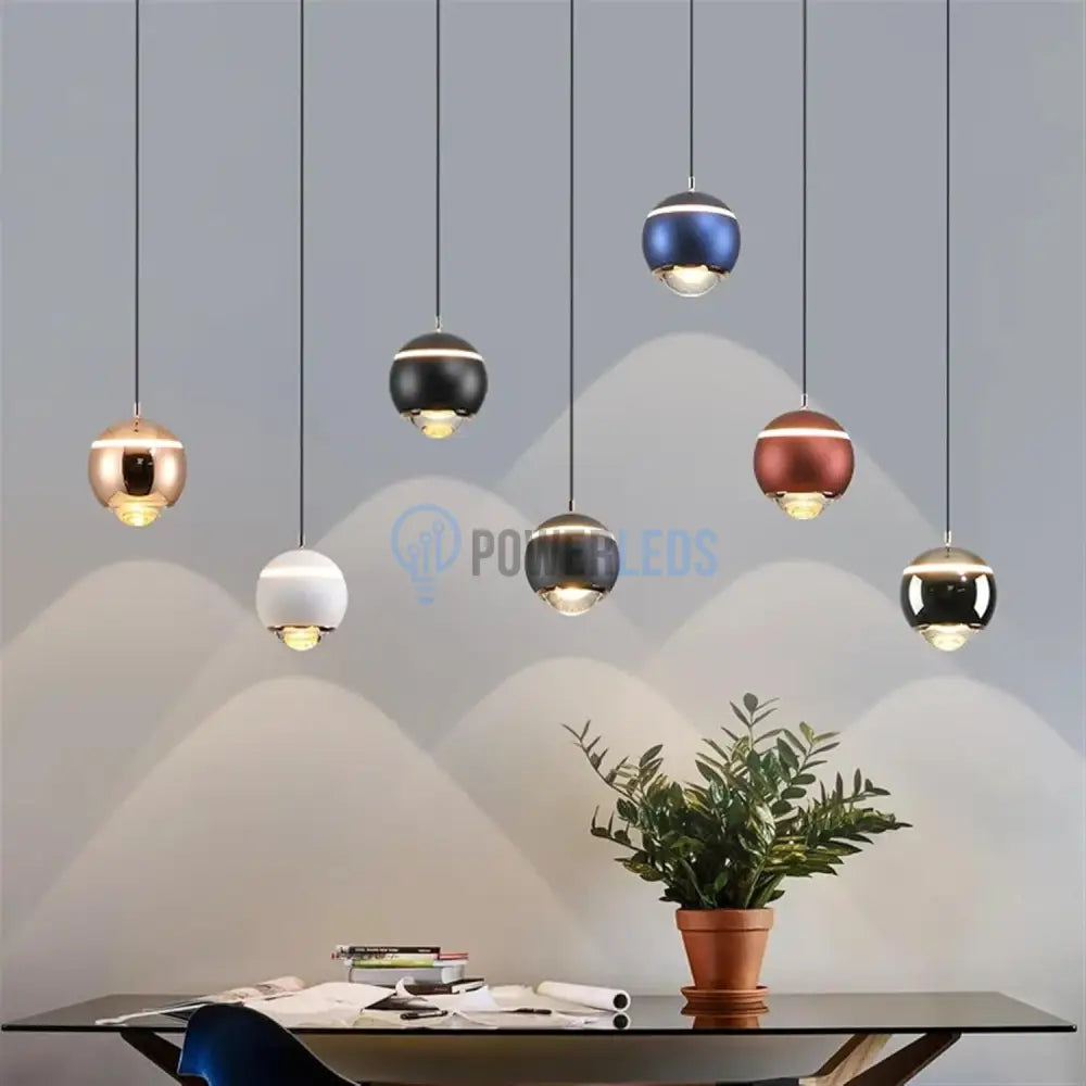 Pendul LED 12W R6 Copper Reglabil Pull UP/DOWN powerleds.ro