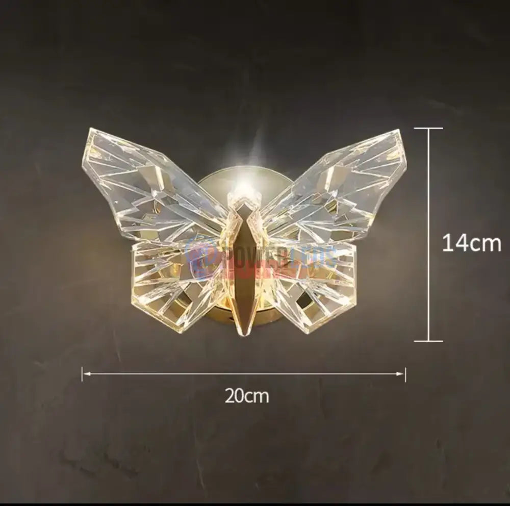 Pendul LED Gold Butterfly 12W powerleds.ro
