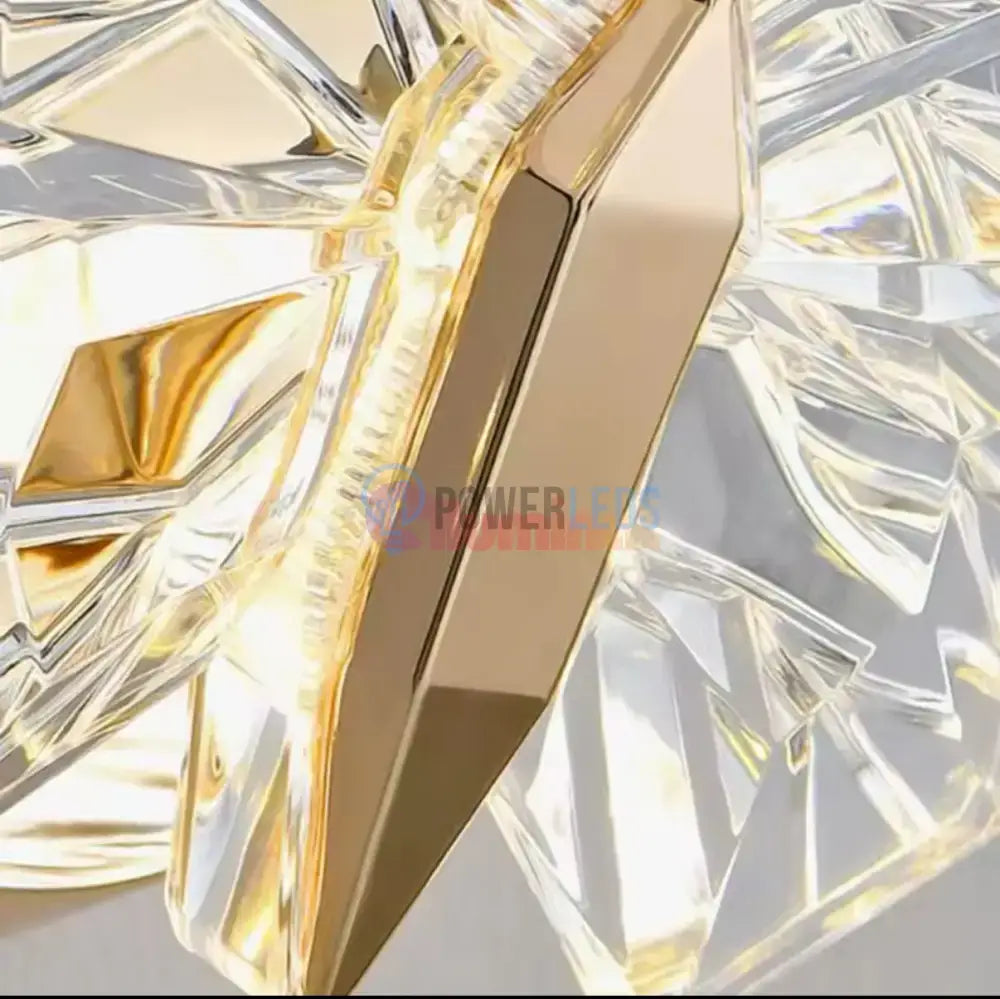 Pendul LED Gold Butterfly 12W powerleds.ro