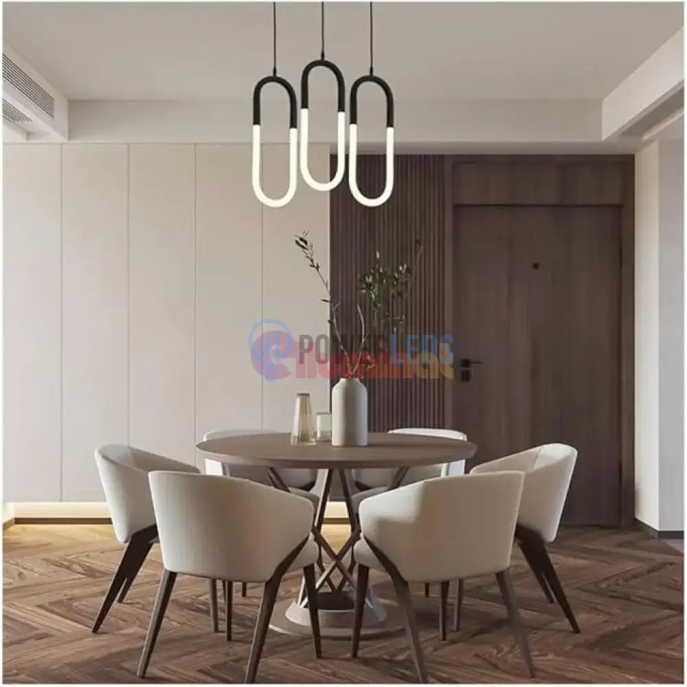 Lustra LED Suspendata HALO Black Echivalent 140W SUSPENDATE / NEAGRA / 100CM led ceiling light