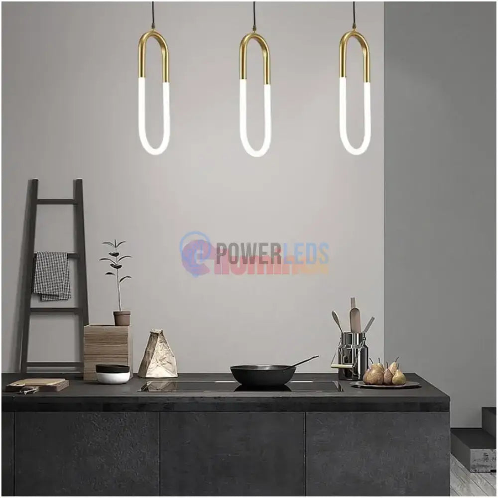 Lustra LED Suspendata HALO Gold Echivalent 140W SUSPENDATE / AURIE / 100CM led ceiling light
