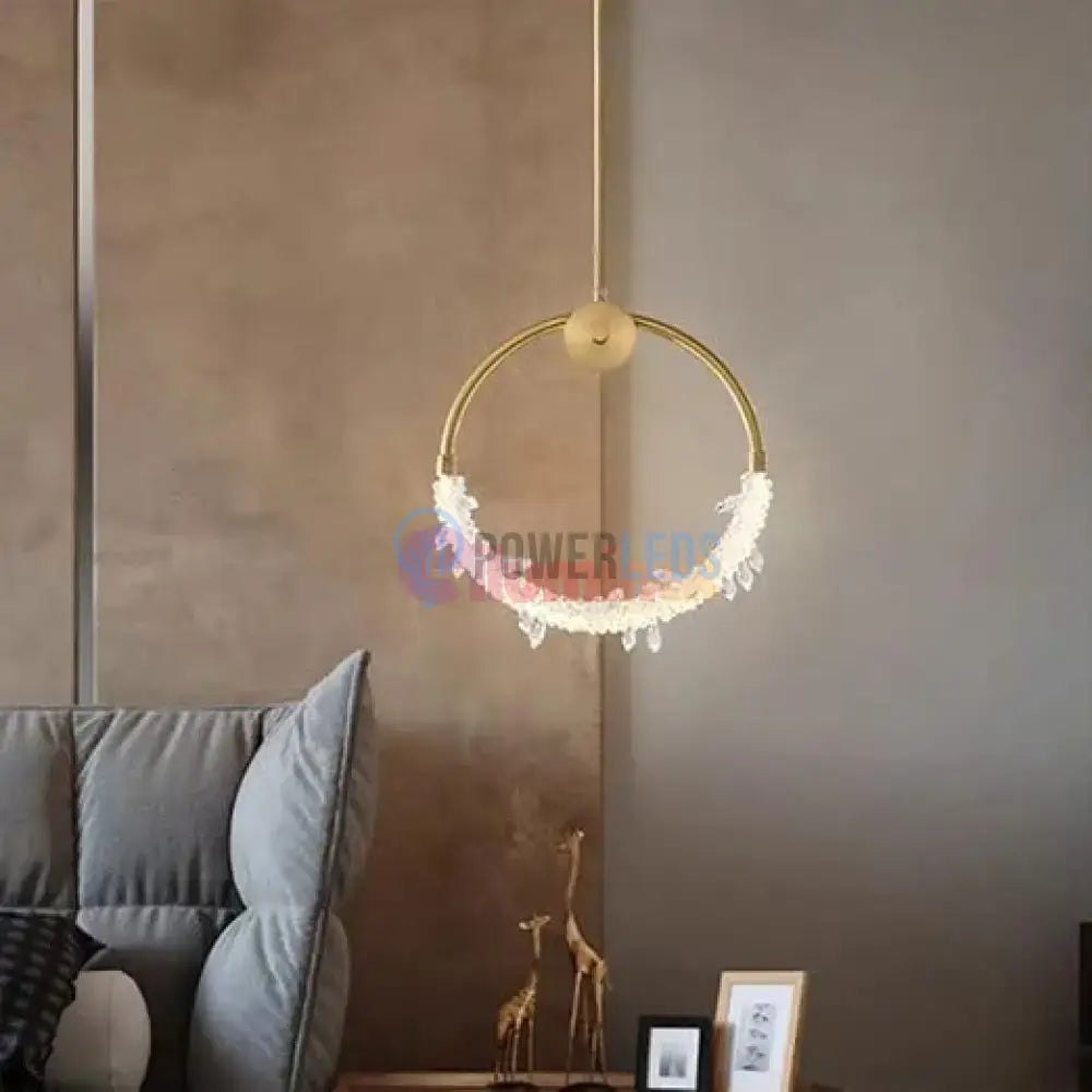 Lustra LED Luxury Gold Cristal Echivalent 150W AURIE / MINIMALIST DESIGN Wall Light Fixtures