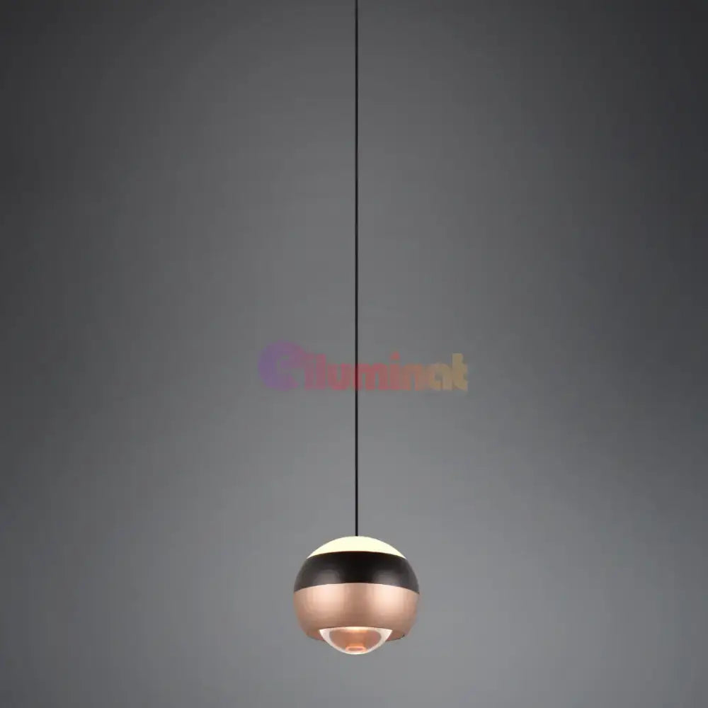Pendul LED Orbit Pull Down 3 lumini din buton, Dimabil powerleds.ro