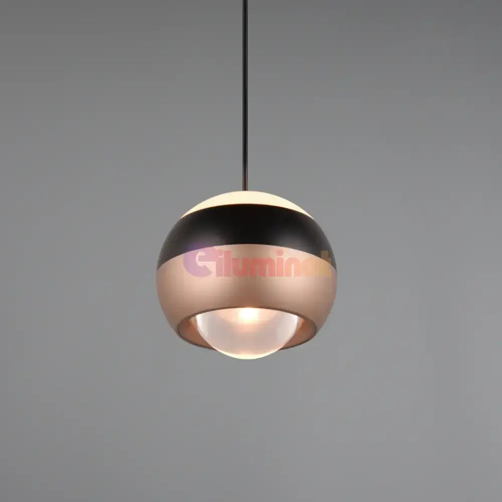 Pendul LED Orbit Pull Down 3 lumini din buton, Dimabil powerleds.ro
