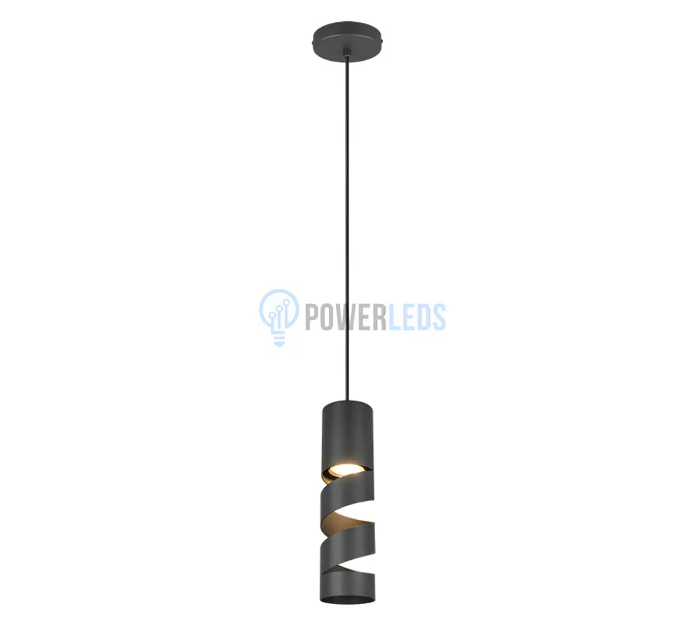 Pendul LED STREAM Black 1xGU10 NEAGRA / LUXURY Lighting Fixtures
