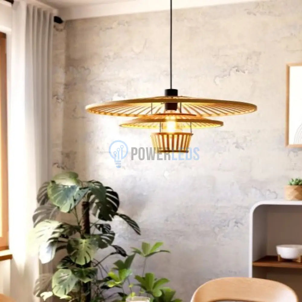 Pendul LYDNEY Wood 110CM LEMN / VINTAGE SI RETRO DESIGN Lighting Fixtures