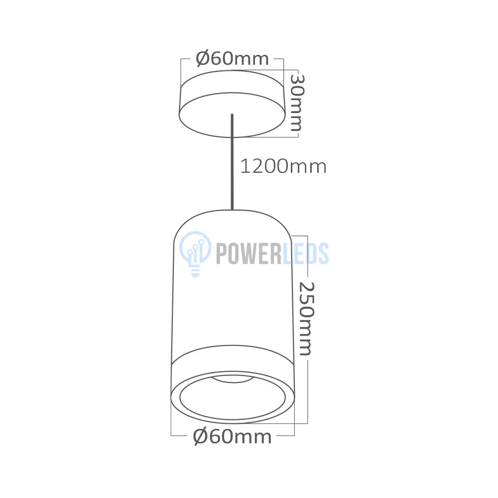 Pendul Metalic Beta 1Xgu10 Alb Lighting Fixtures