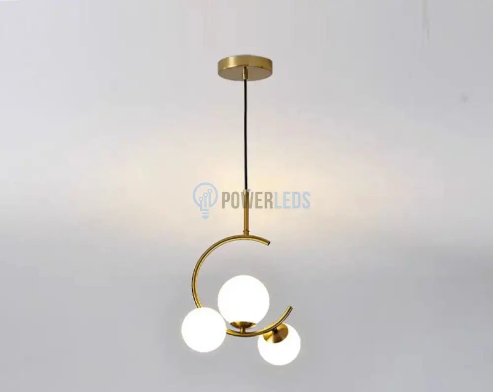 Pendul Nordic 3X E27 Golden Buds Lighting Fixtures