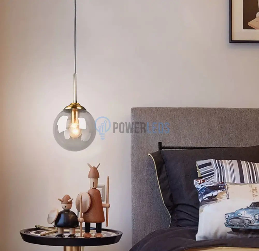 Pendul Nordic Abajur Amber Gold Mx136/1P Chandeliers