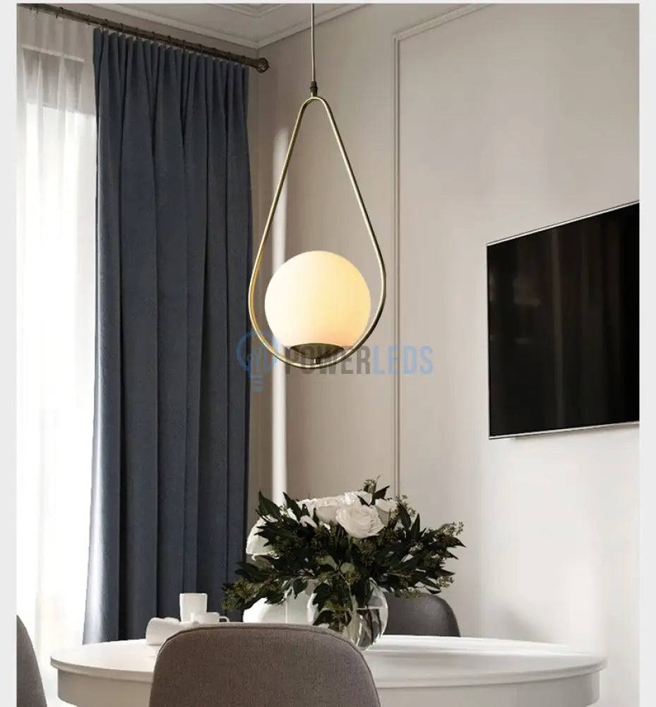 Pendul Nordic Golden Tear Lighting Fixtures