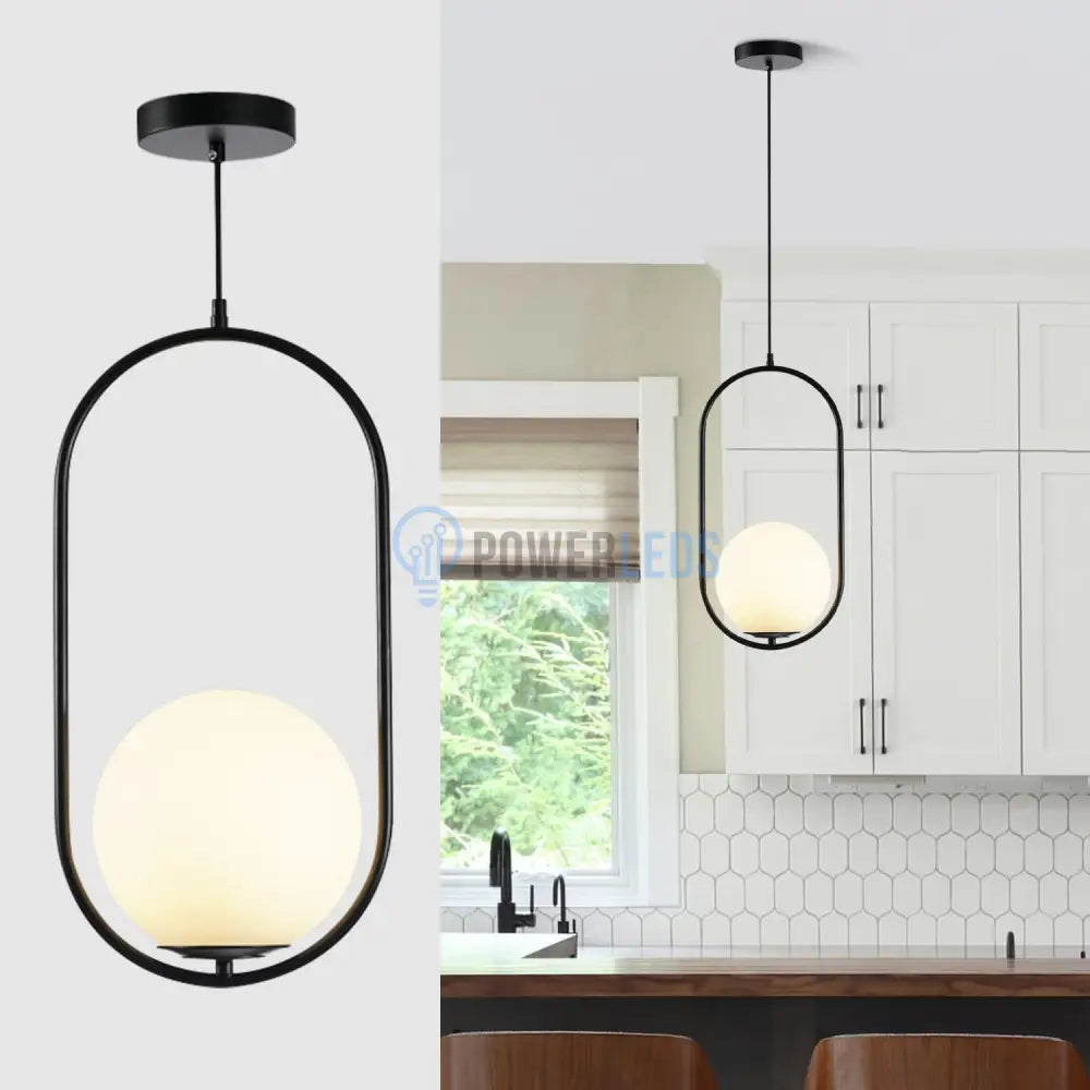 Pendul Nordic Half Moon Black powerleds.ro