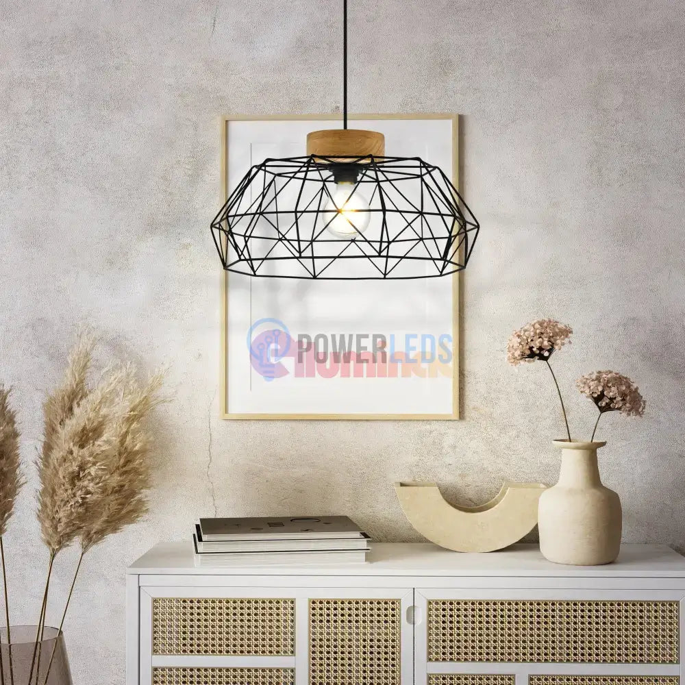 Pendul PADSTOW Black & Brown 110CM Eglo NEAGRA / ABAJUR Lighting Fixtures