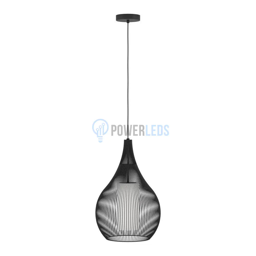 Pendul RAZONI 1 Black 110CM NEAGRA / ABAJUR Lighting Fixtures