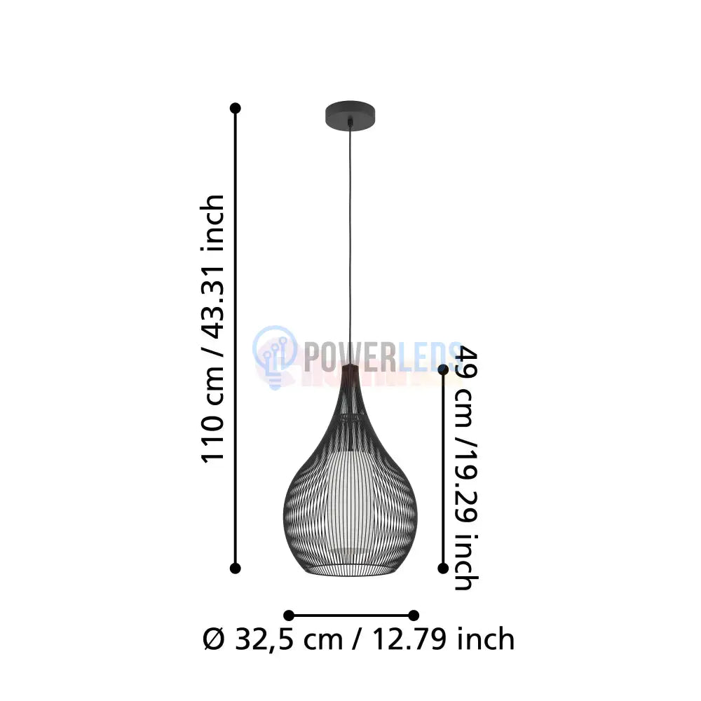 Pendul RAZONI 1 White 110CM ALBA / ABAJUR Lighting Fixtures