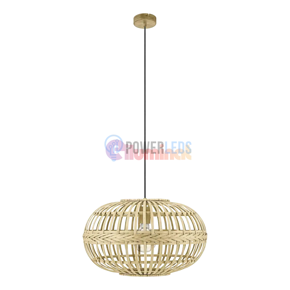 Lustra LED Suspendata AMSFIELD Wood Style  EGLO 49771 powerleds.ro